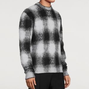 GIVENCHY 4G Checked Mohair Sweater